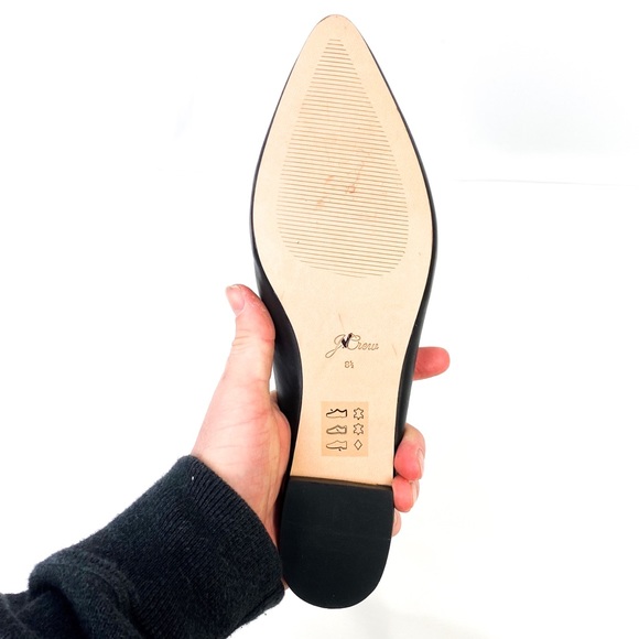 J. Crew Pointed Toe Slides in Leather - Picture 6 of 6